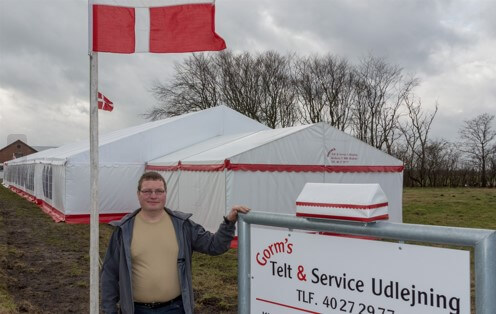 Kontakt Gorms Telt & Service udlejning